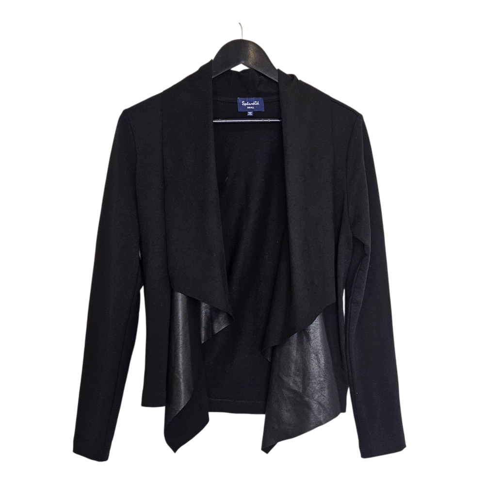 Splendid Women's Black Draped Blazer